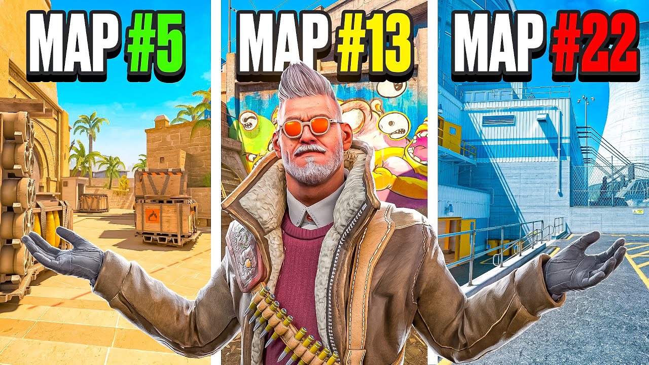 Getting a Rank on EVERY CS2 Map was a Mistake...