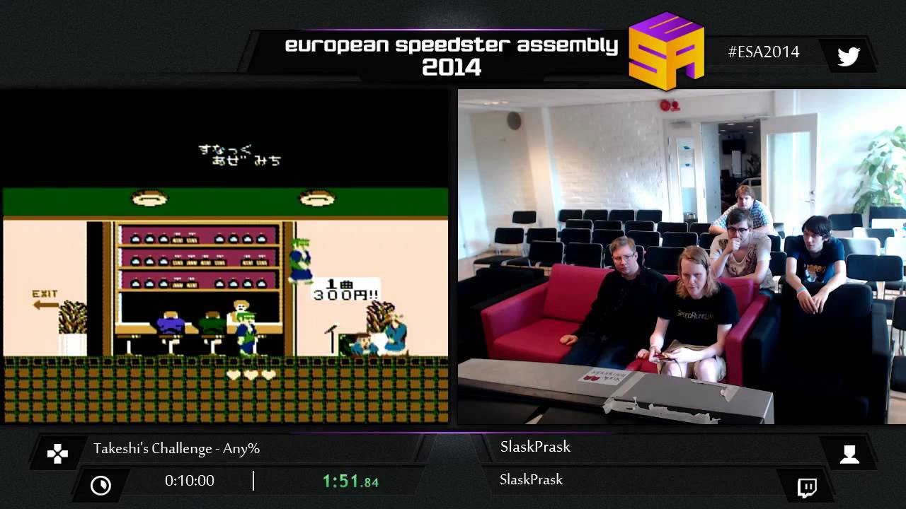 #ESA2014 BLUE Takeshi's Challenge by SlaskPrask Any% - European Speedrunner Assembly