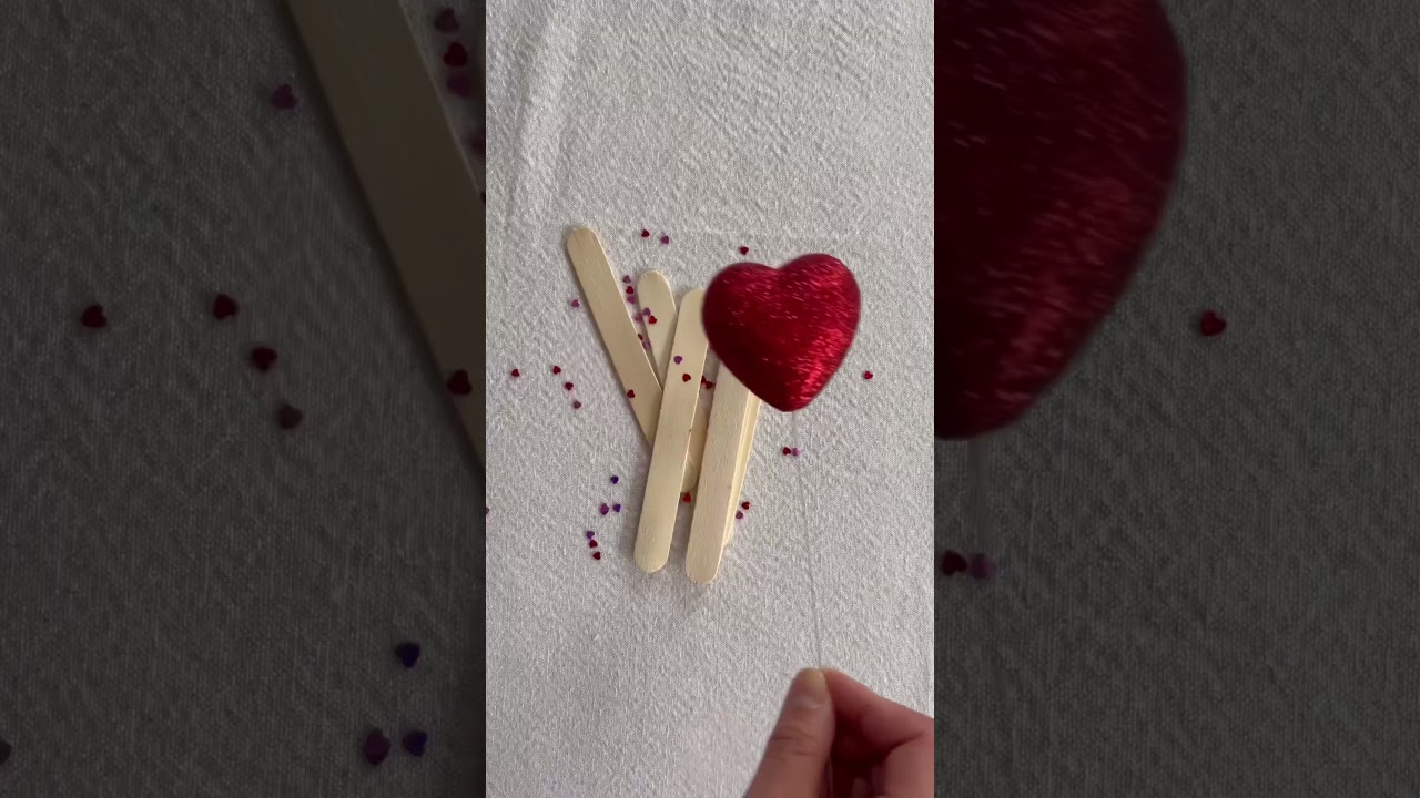 Valentine craft ideas, Popsicle stick crafts, Valentine&rsquo;s Day craft, kids crafts