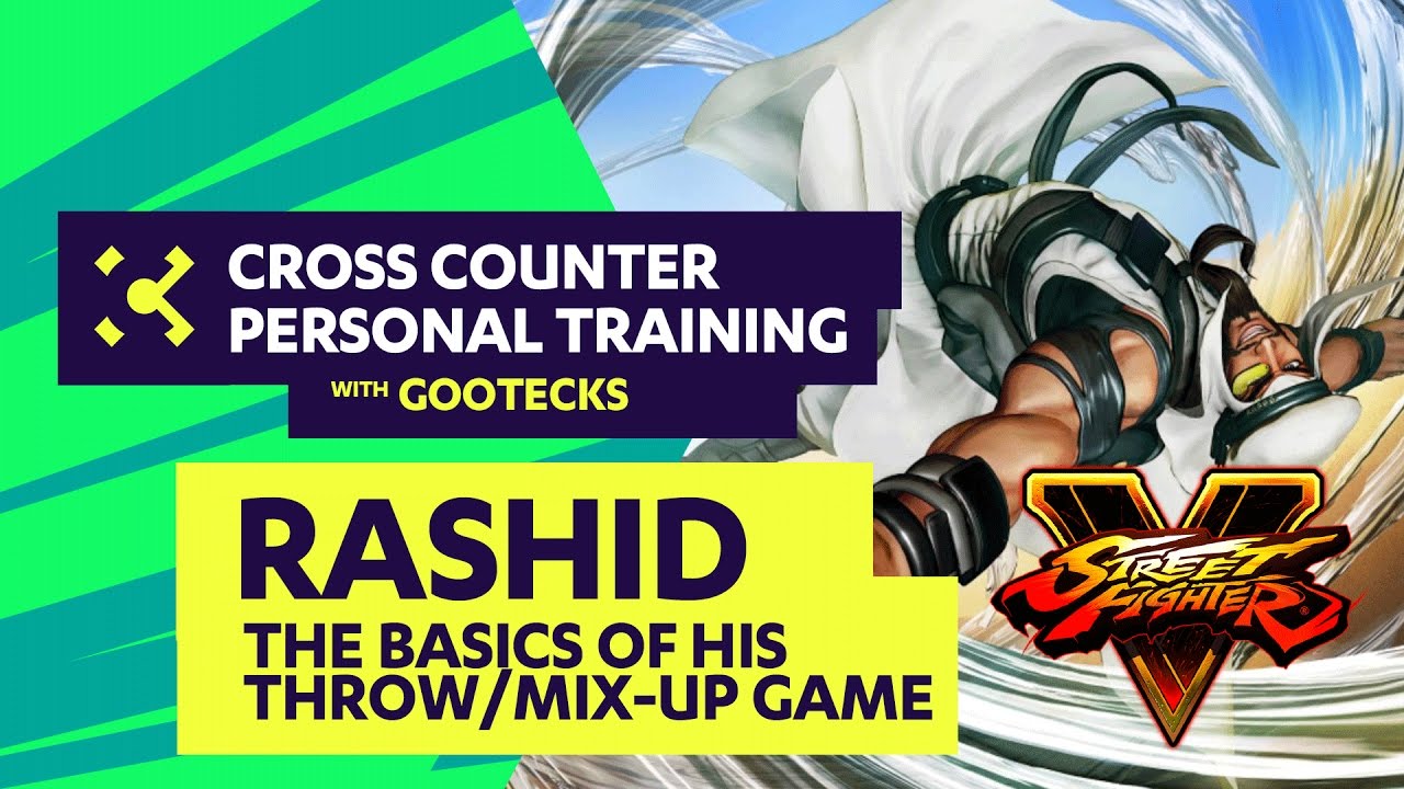 Rashid's Basic Throw Mix Up Game with gootecks - Street Fighter V