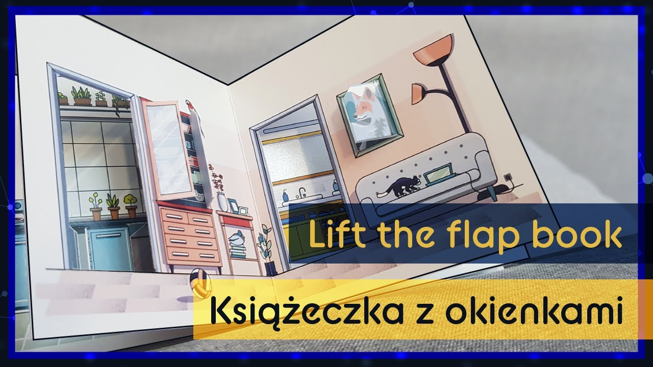 DIY Książeczka z okienkami dla maluszków | DIY Lift the flap book for little ones