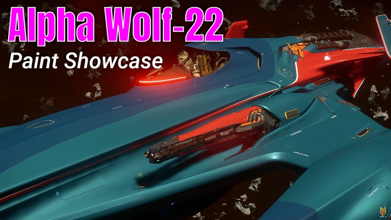 Alpha Wolf-22: A Cinematic Paint Showcase: All New Paints [No Commentary] | Star Citizen 4k