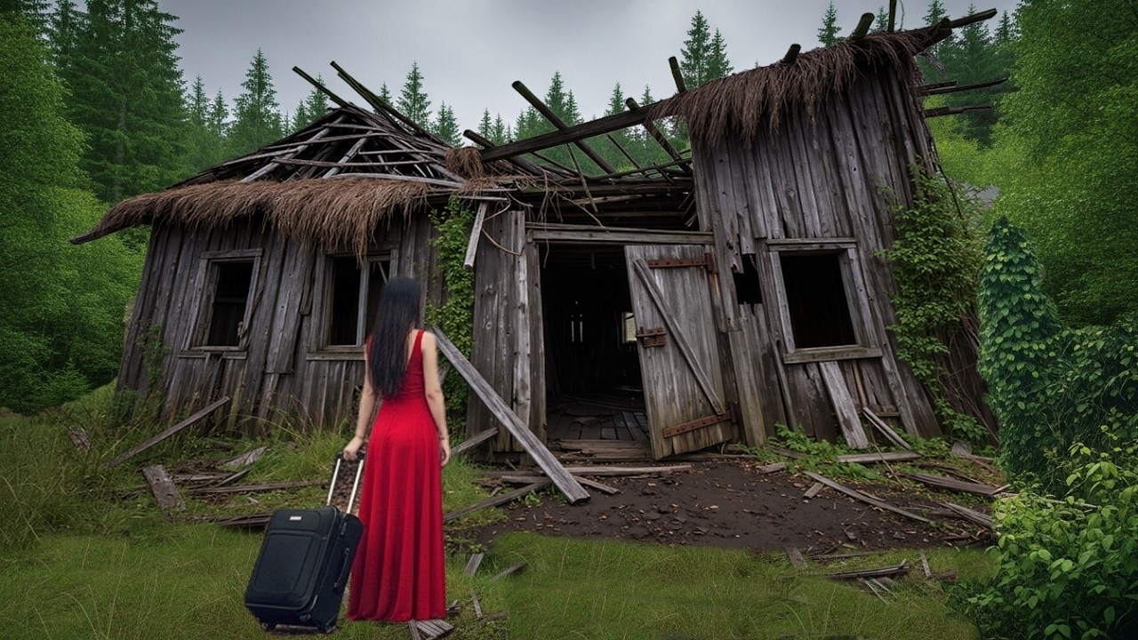 After the divorce, the woman decided to return to her grandfather's old house and renovate it