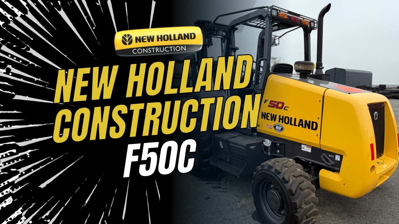 Built for Work-- New Holland F50C Rough Terrain Forklift Walkaround