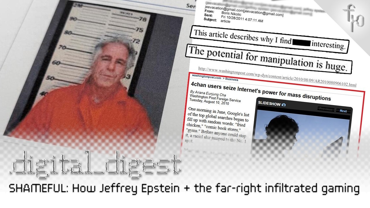 How Jeffrey Epstein and the far-right infiltrated gaming | .digital_digest