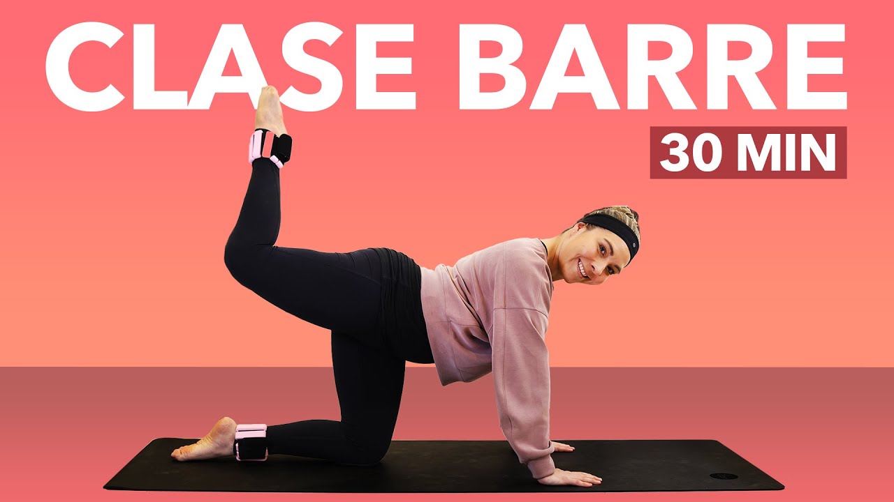 CLASE de BARRE en Casa para PRINCIPIANTES (30 Min) 🔥 Cuerpo Completo