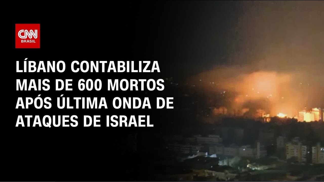 Ataque de Israel deixa mais de 600 mortos no Líbano, dizem autoridades | HORA H