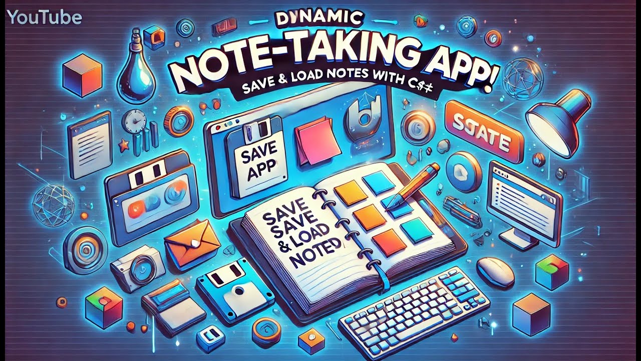 Build a Dynamic Note-Taking App with Save & Load in C#