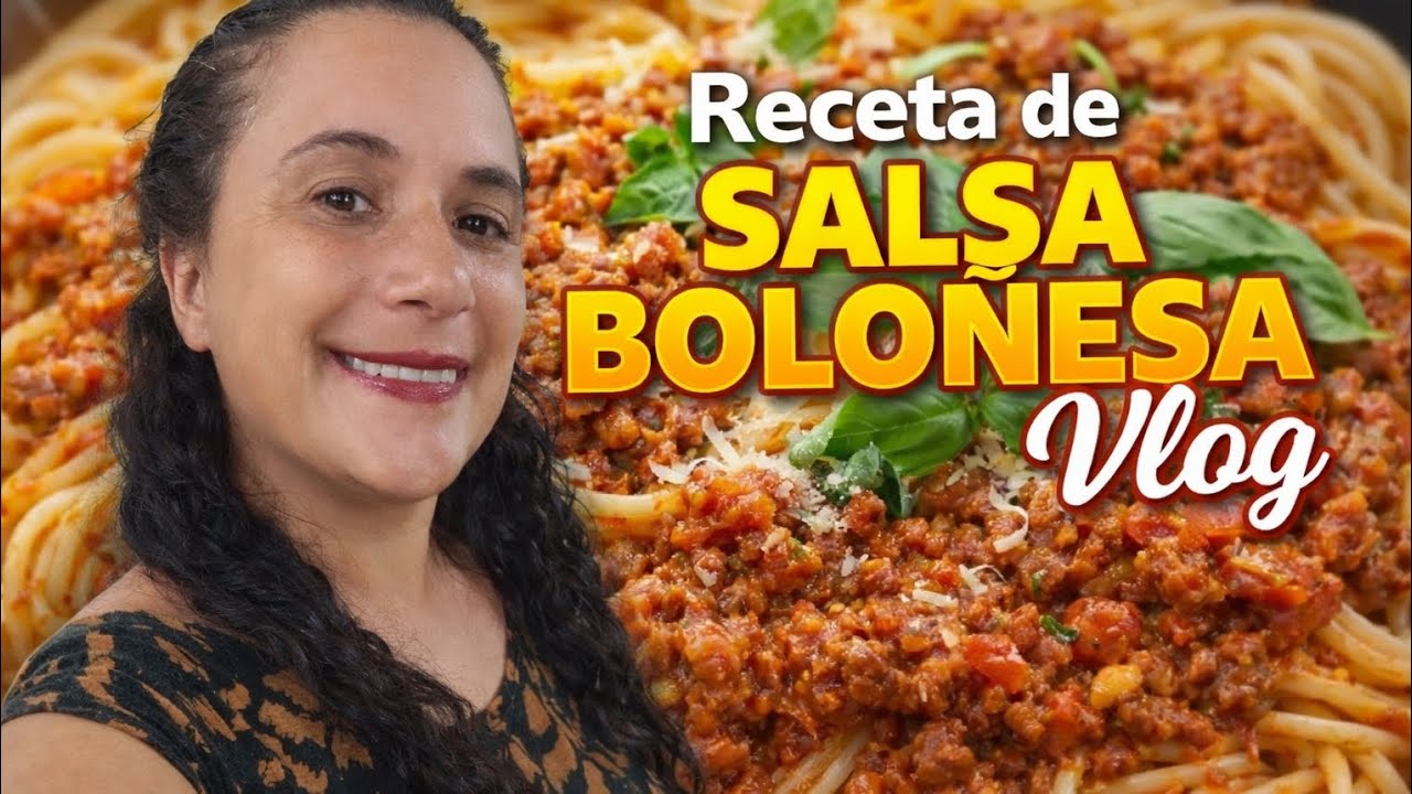 RECETA DE SALSA BOLOGNESA,CON FIDEOS,NOS PONEMOS ACTIVOS....