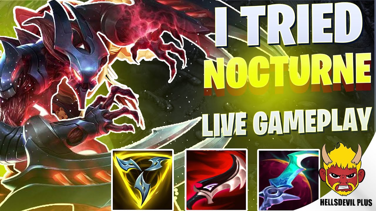 I Tried Nocturne And He's SO STRONG! - Wild Rift HellsDevil Plus Gameplay