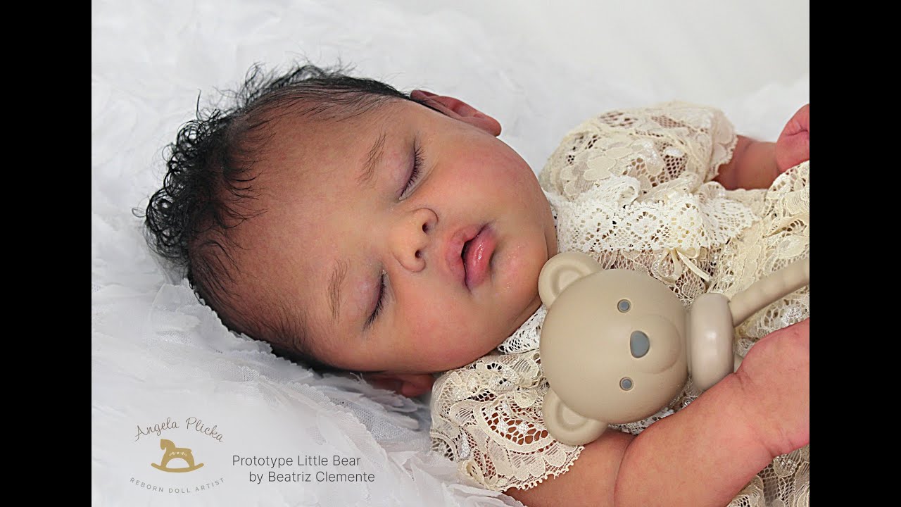 Little Bear by Beatriz Clemente reborned by Angela Plicka