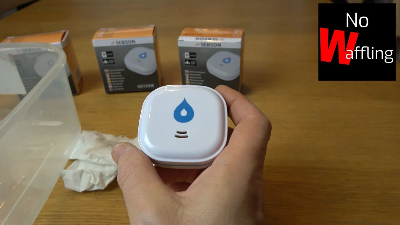 Sebson WATER ALARM Mini GS153 LEAK DETECTOR - How To Locate Liquid Spillage Early - How it works