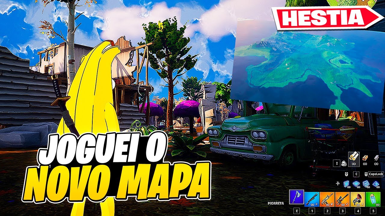 O NOVO MAPA HESTIA &Eacute; GIGANTE!! FORTNITE SALVE O MUNDO
