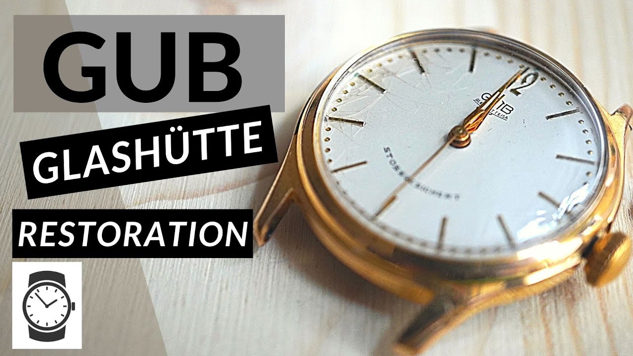 Vintage Watch Restoration (ASMR) of a  50 Years old Gub Glashütte cal. 60.1