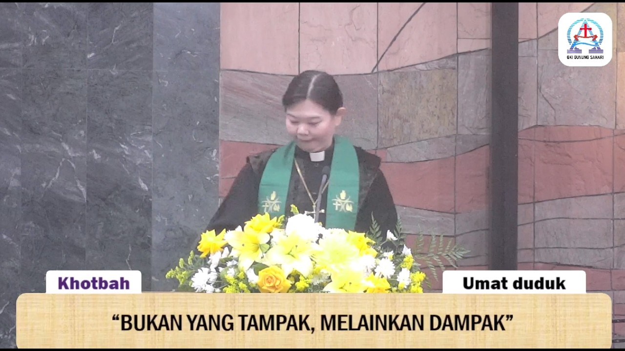 KU 8 Feb | Pdt. Febe Oriana Hermanto | Bukan yang Tampak, Melainkan Dampak