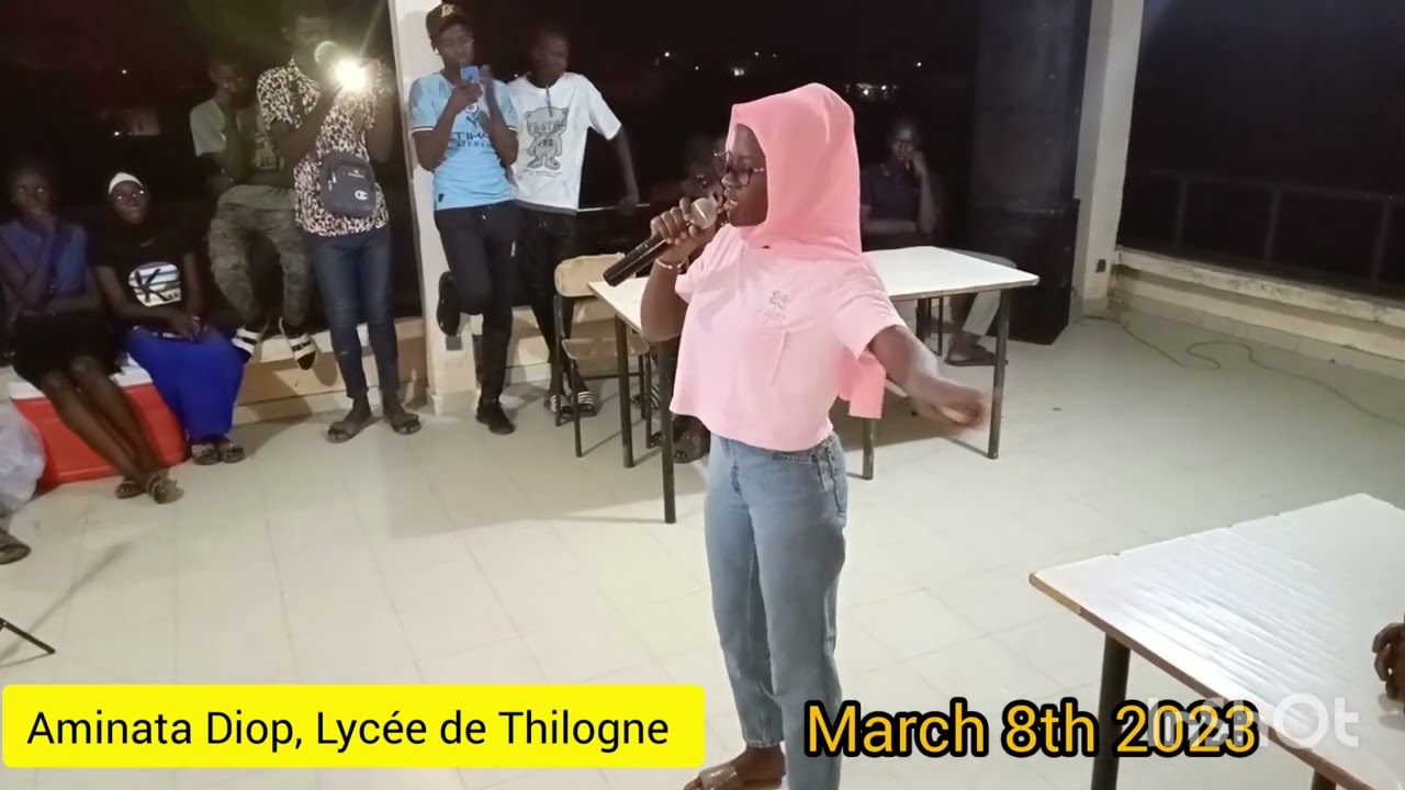 Lycée de Thilogne, Compétition de Slam/Aminata_Diop/G.S/Mr Sonko (C)