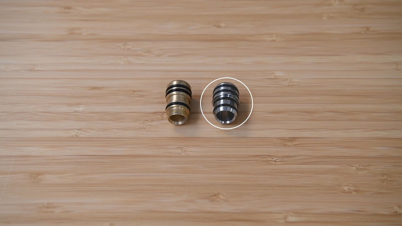 Damixa simple shower pipe shortener using the included connection nipple