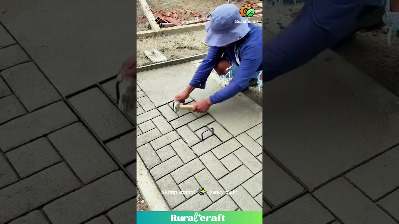 These Concrete Molds are My New DIY Obsession! 🤩 Patio Goals on a Budget! #oddlysatisfying