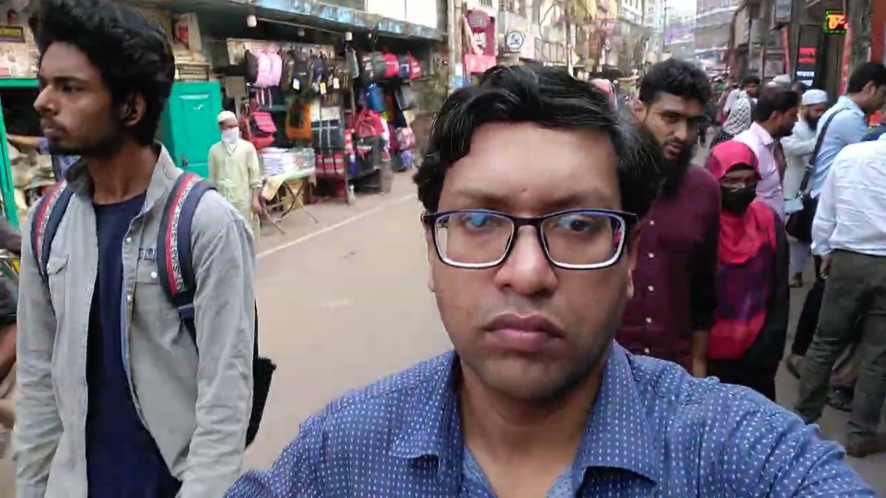 Kalyanpur main road area to Sixty(60) Feet road exploration on foot via Paikpara, congested R/A. 