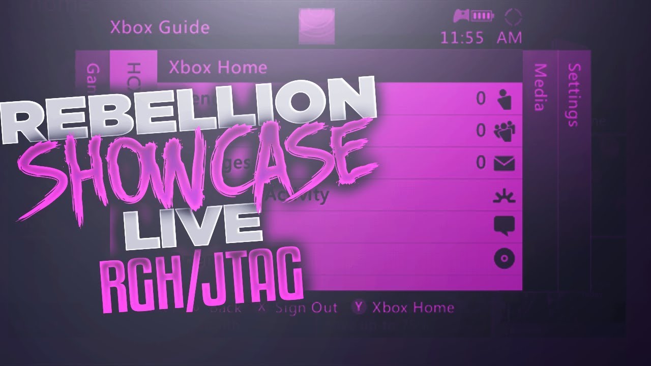 Rebellion Live Stealth Server Showcase + Download [RGH/JTAG] (Dash 17511) {Free Mode}