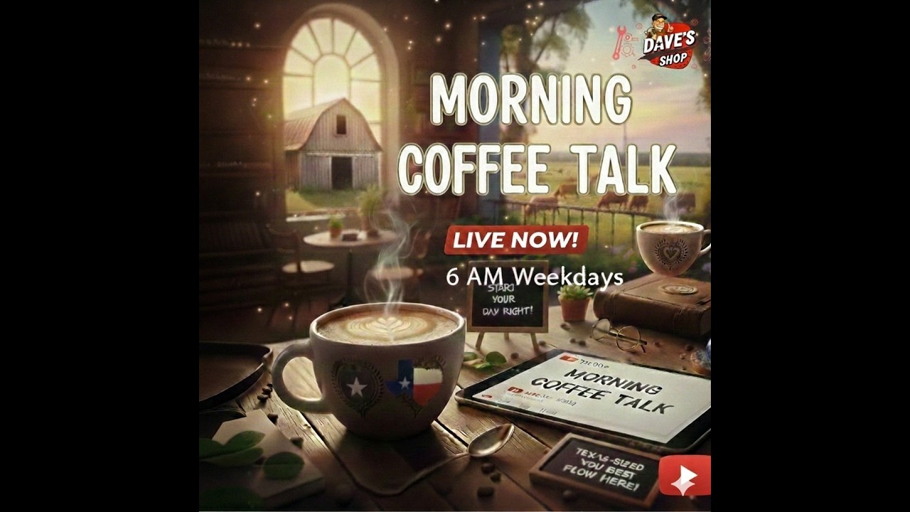 MORNING COFFEE TALK LIVE WITH DAVE