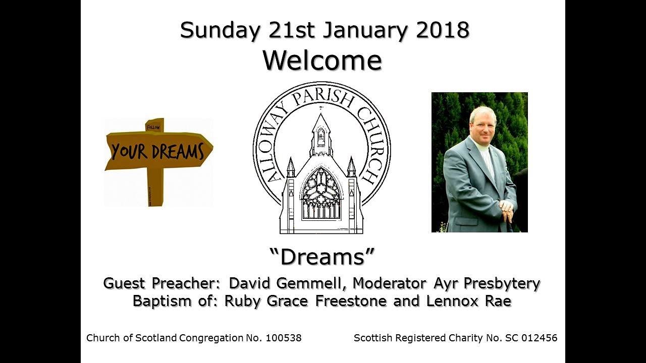 Alloway Parish Church Service - 21st January 2018