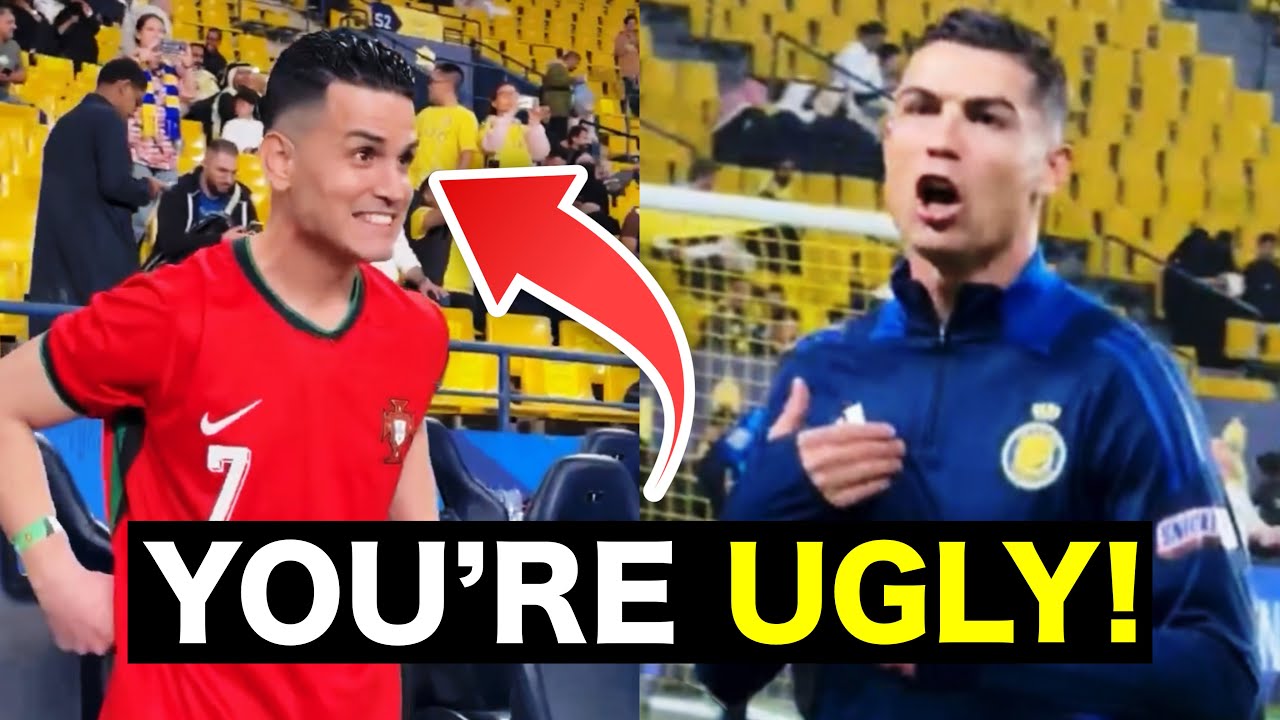 Cristiano Ronaldo's Reaction when He Sees his LOOKALIKE 😳