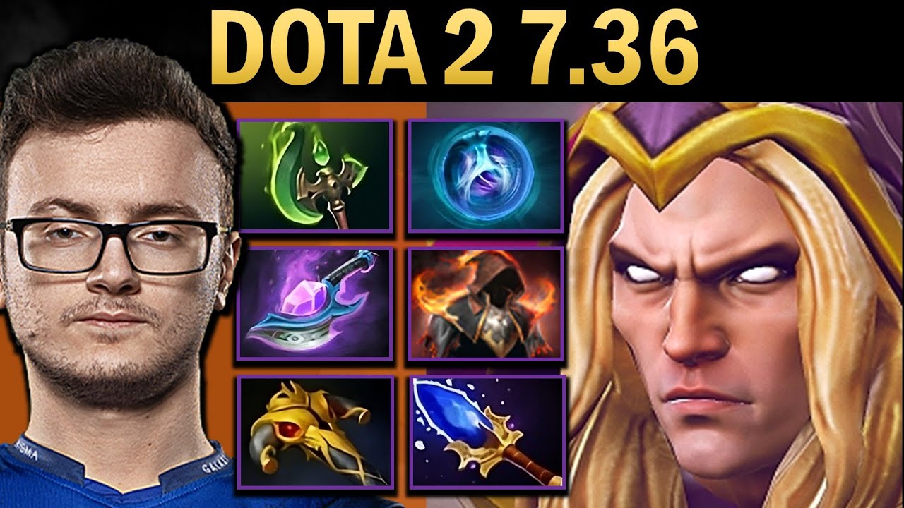 Invoker Gameplay Miracle с 17 убийствами и Parasma - Dota 7.36