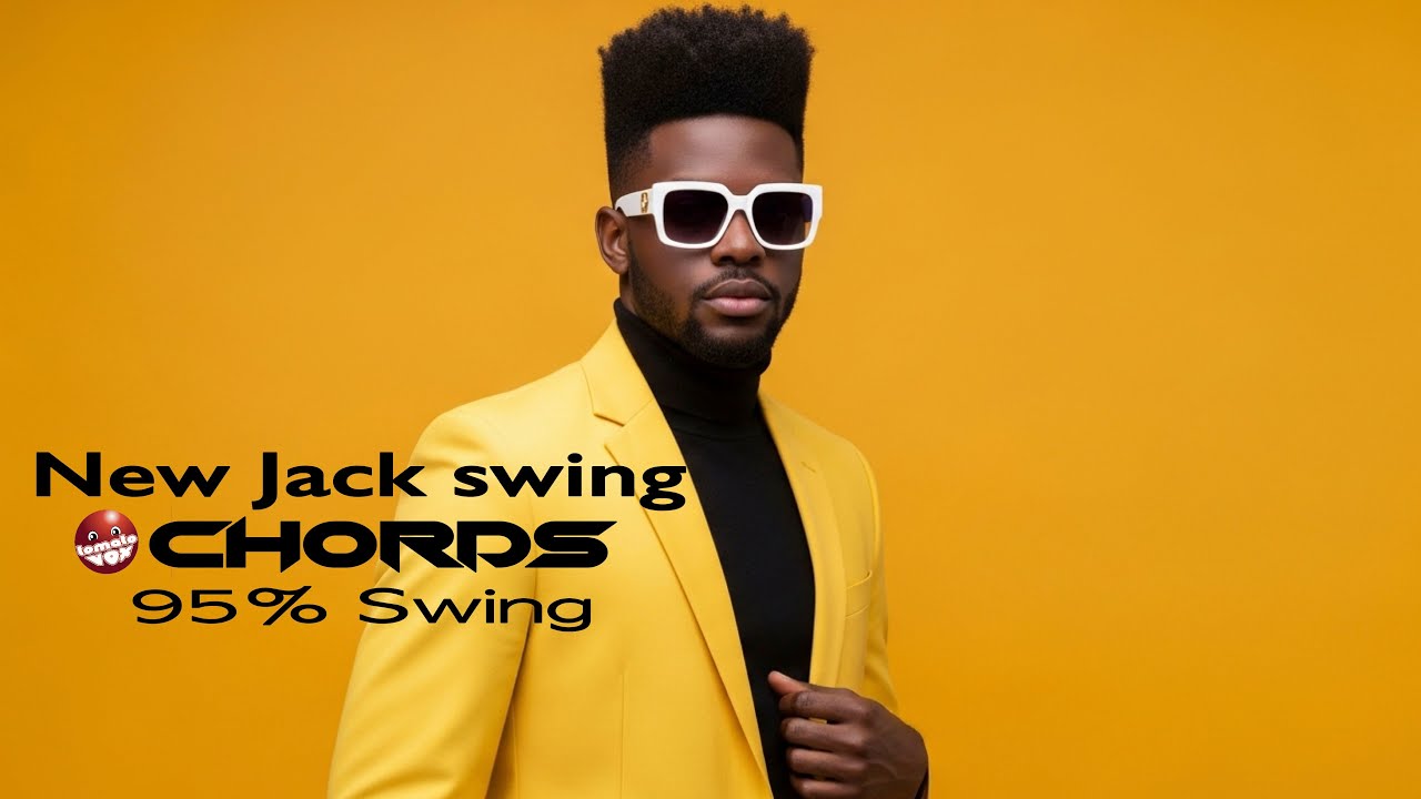 New Jack Swing Chords / 95% Swing / 102 BPM / (Real Swing)