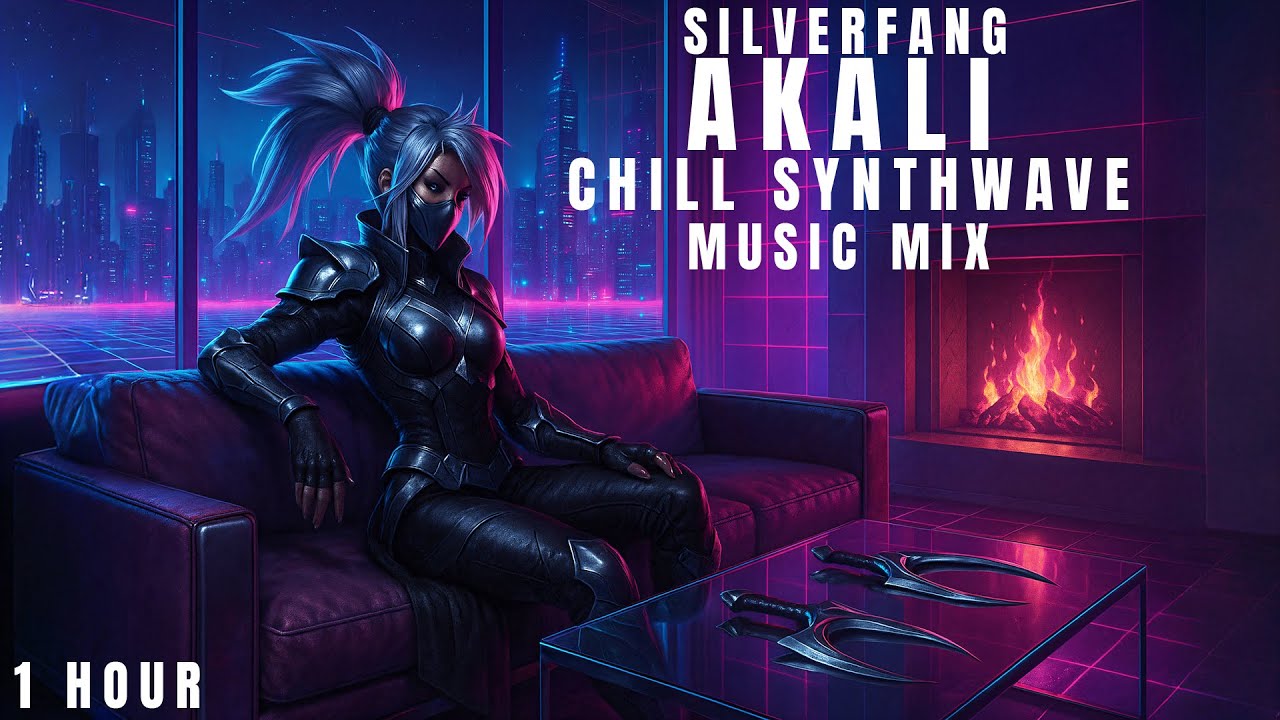 🔥 SILVERFANG AKALI 🌟 | Chill Ambient Synthwave Music Mix for Work and Study 🔥