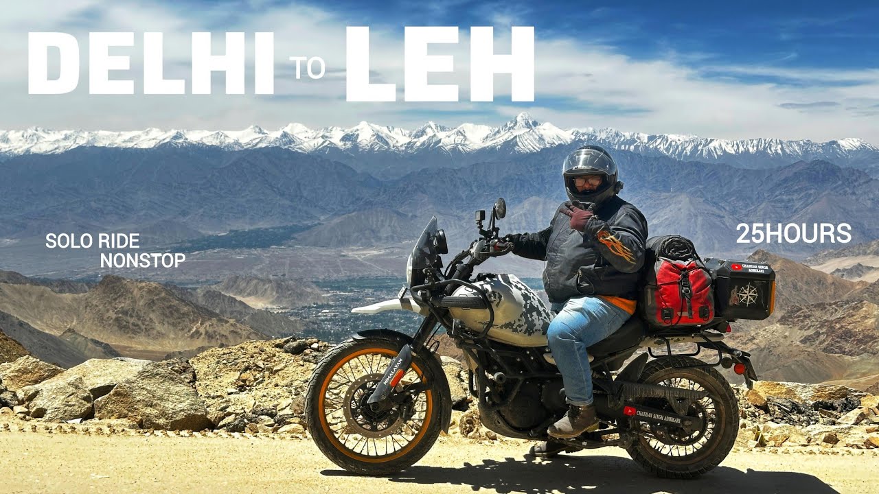 DELHI TO LEH IN JUST 25 HOURS || NON STOP ||EP1|| GALWAN RIDE || @ChandanSAdhikari