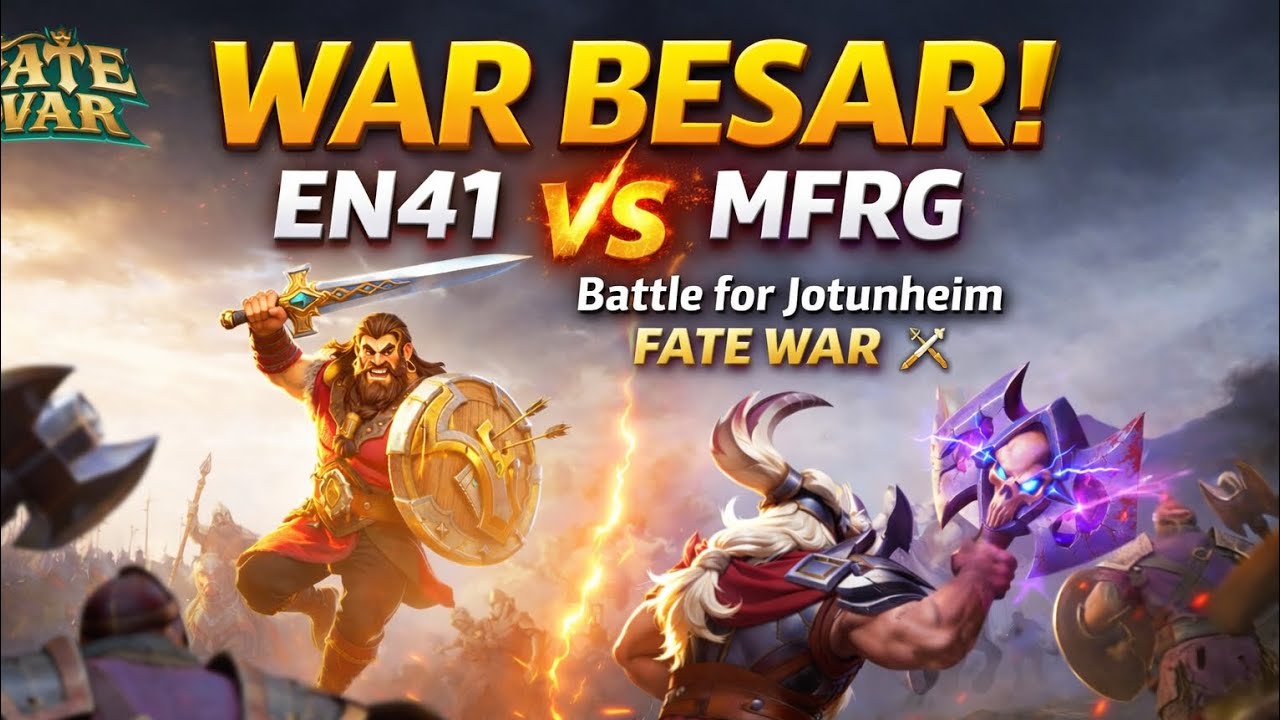 WAR BESAR! EN41 vs MFRG | Gameplay Battle for Jotunheim Fate War ⚔️