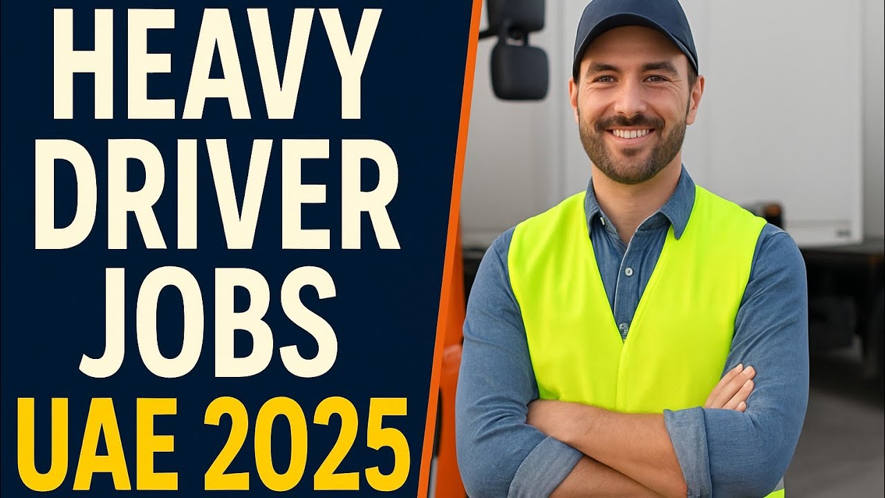 UAE Heavy Vehicle Driver Jobs 2025 | License No 8 Job Opportunities in Dubai & Abu Dhabi