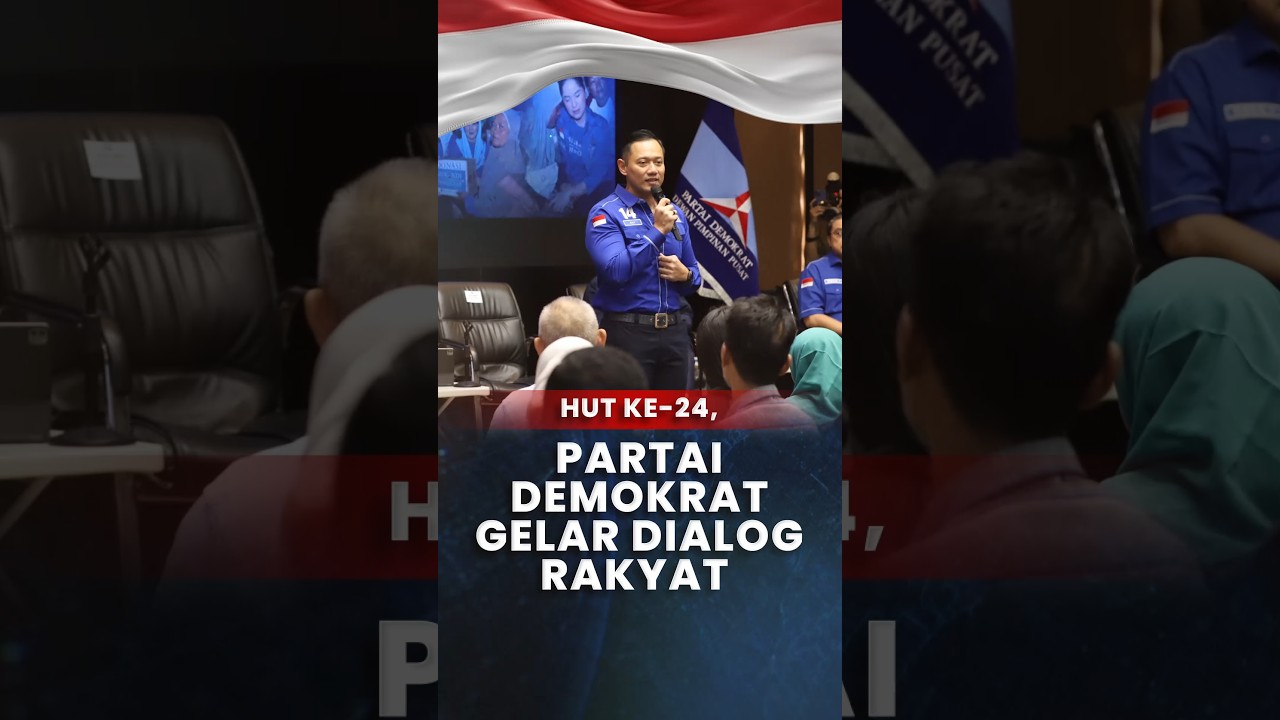 HUT ke-24, Partai Demokrat gelar dialog rakyat