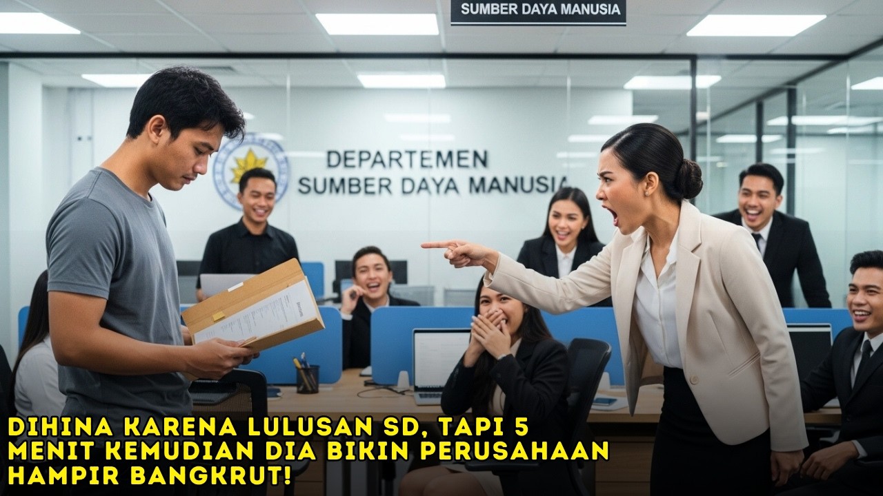 HRD MENERTAWAKAN PELAMAR LULUSAN SD… TAPI SAAT DIA MENYENTUH KOMPUTER SEMUA ORANG TERKEJUT!!