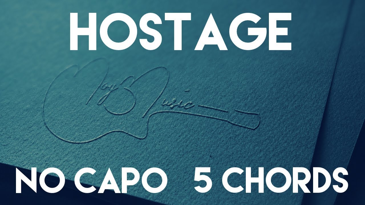 How To Play Hostage by Billie Eilish | No Capo (5 Chords) Guitar Lesson