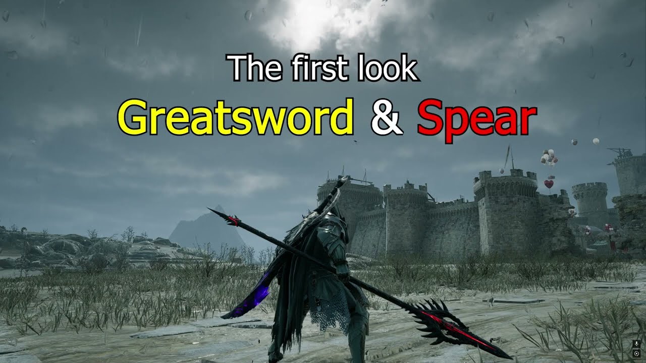 Throne and Liberty - The First look of Greatsword Spear in Korean Server