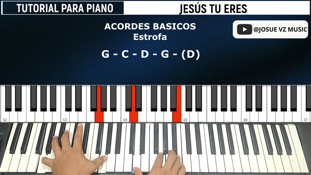 Tutorial - Jesús Tu Eres - Rey de Reyes | Por JOSUE VZ MÚSIC