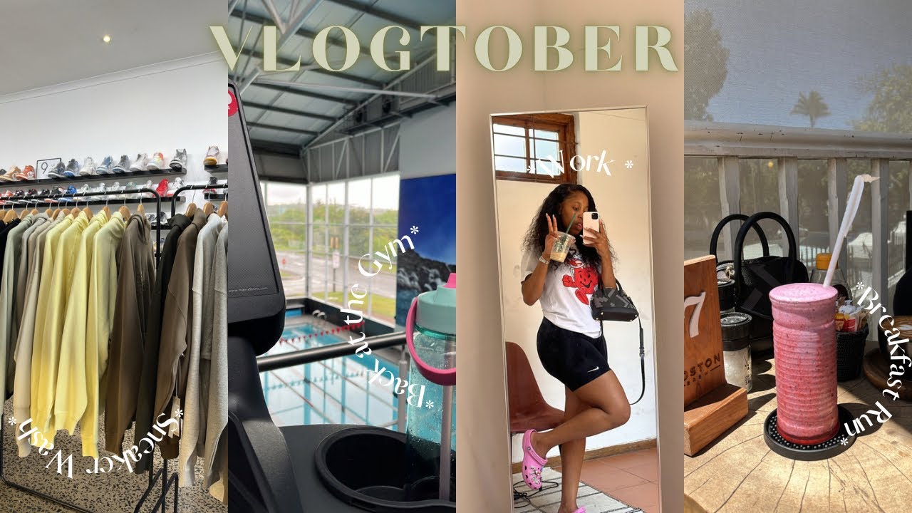 VLOGTOBER EP2 : Back at the Gym, Lash Appointment, Work, Mini Haul || South African YouTuber.