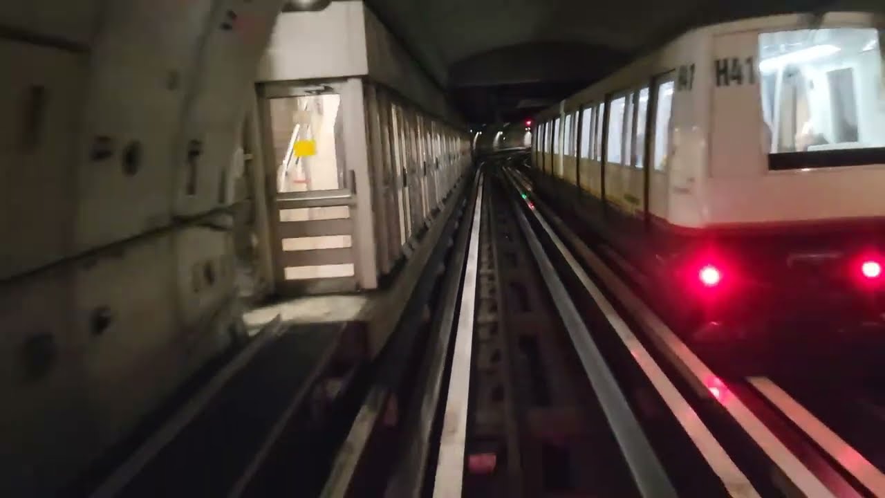 Métro de Lille - panne ligne 2 + trajet + ralentissement 