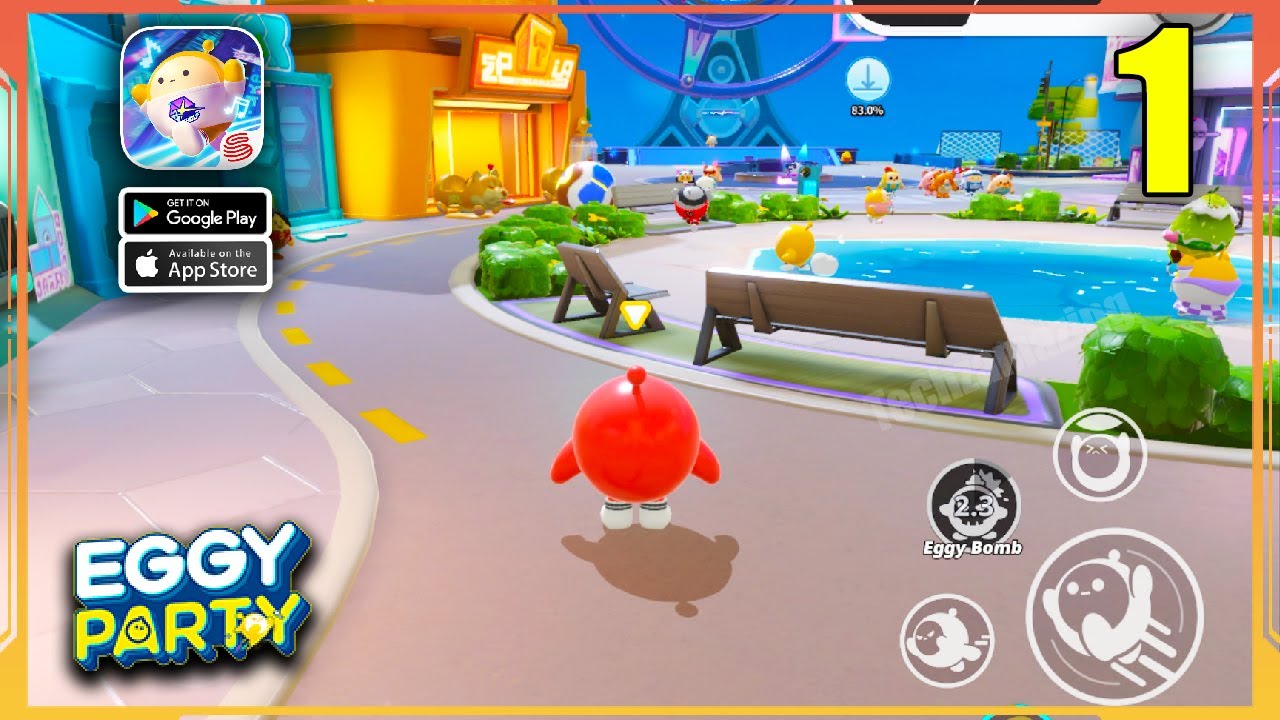 Eggy Party Gameplay (Android, iOS) - Part 1