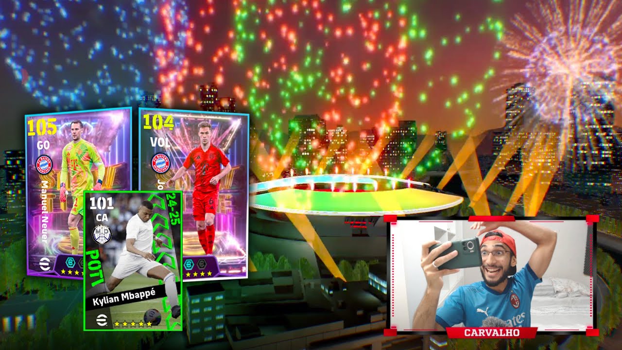 Fui Filho da Konami 😍 Pack Opening no eFootball Mobile