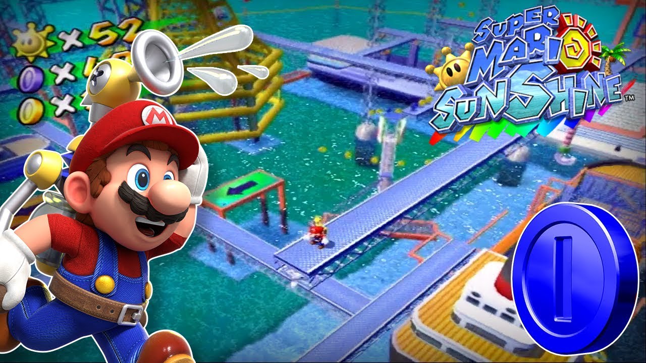 Super Mario Sunshine - Ricco Harbor Blue Coins