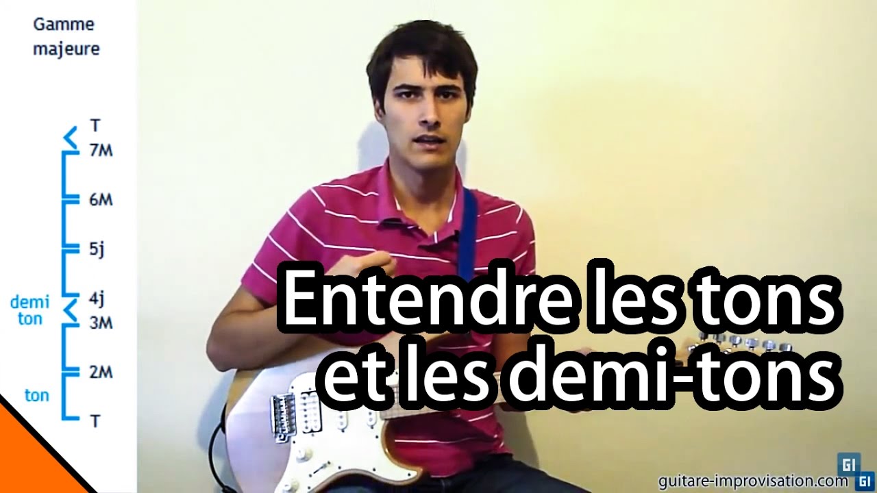 Entendre les tons et les demi-tons