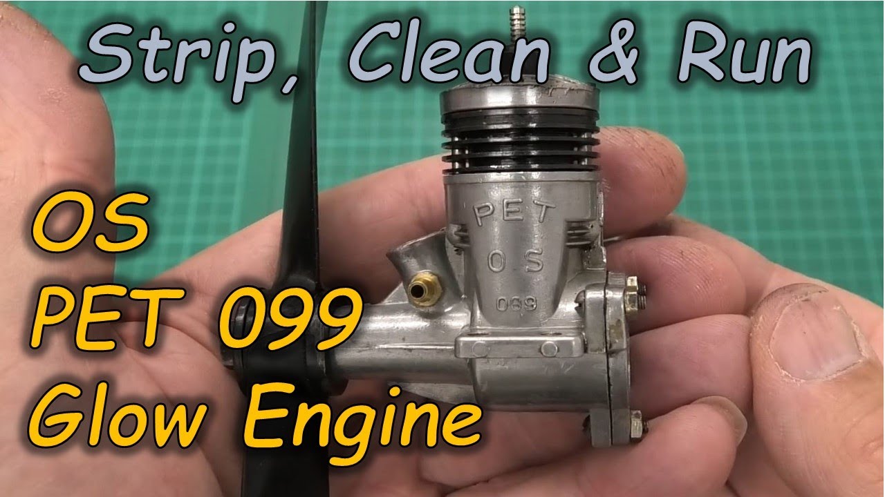 OS PET 099 Glow engine from 1959/1960 -  Strip, Clean & Run