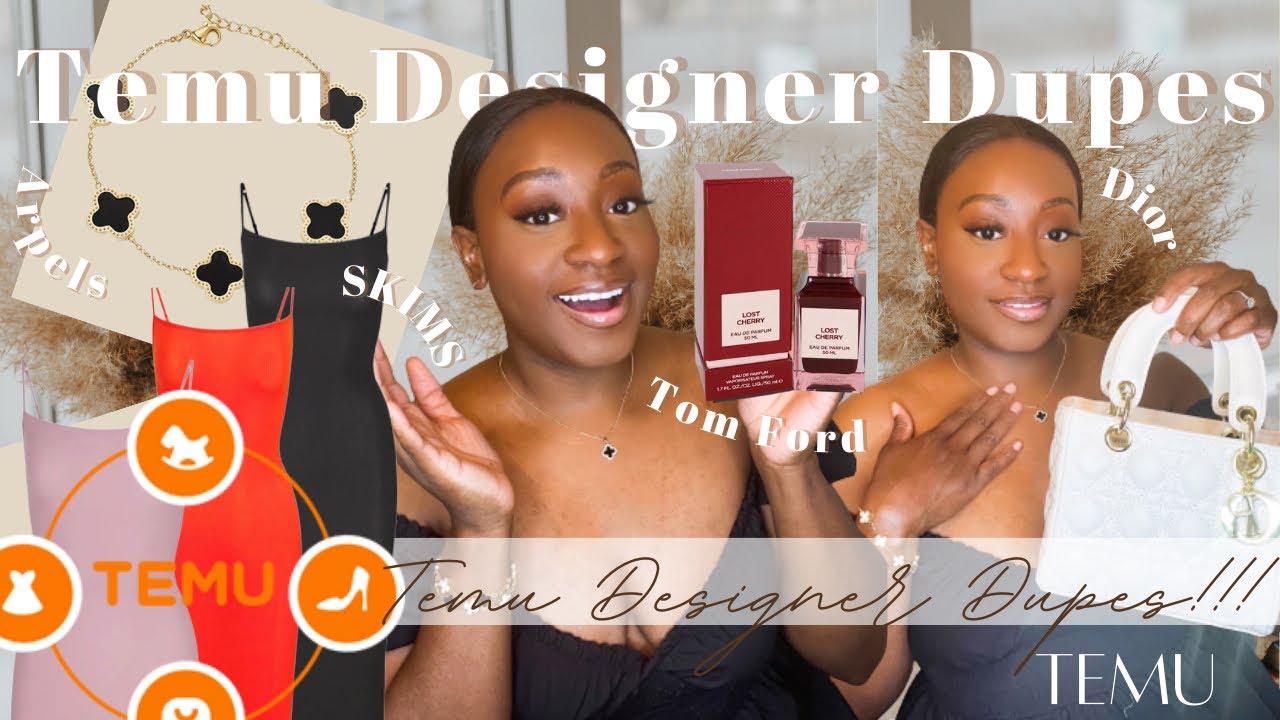 Temu Designer Dupes Haul | Tom Ford, Dior and SKIMS 🔥Dupes