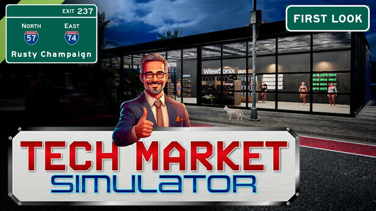 Tech Market Simulator First Look - Your New Home for All of Your Tech Needs! Episode 1