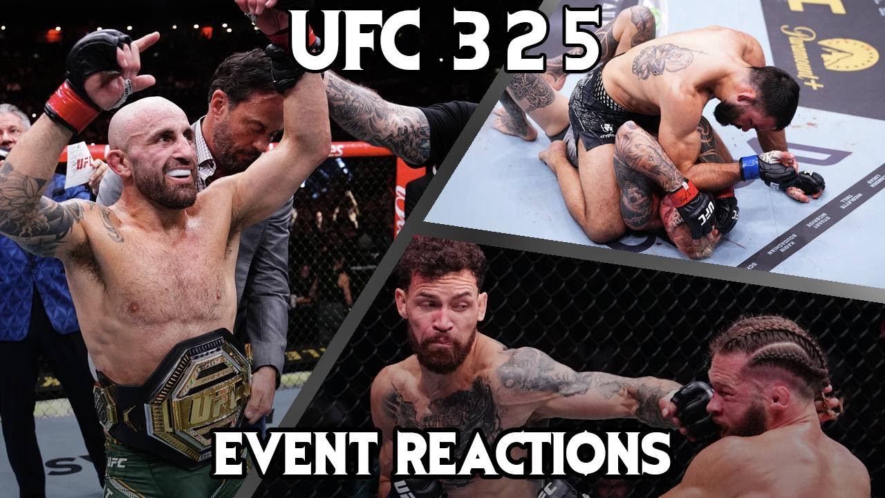 UFC 325: Алекс Волкановски против Диего Лопеса 2 | Нужен ли нам был этот бой снова? | Реакции на ...