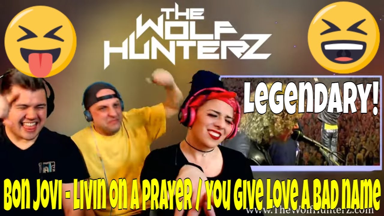 Bon Jovi - Livin' On A Prayer & You Give Love A Bad Name THE WOLF HUNTERZ Реакция Джона Трэвиса и...