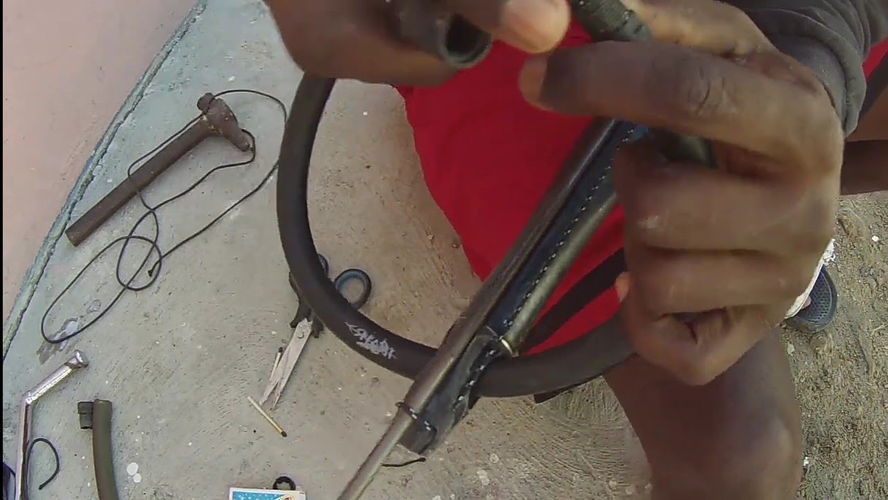 como aprender a montar y desmontar casquillos de gomas para fusil de pesca submarina muy fácil